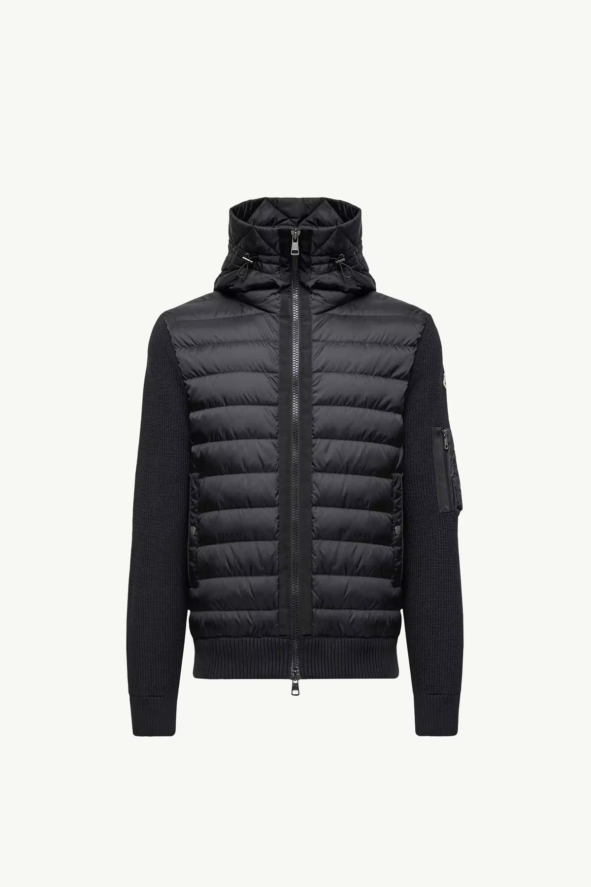 Cardigan zippé matelassé
